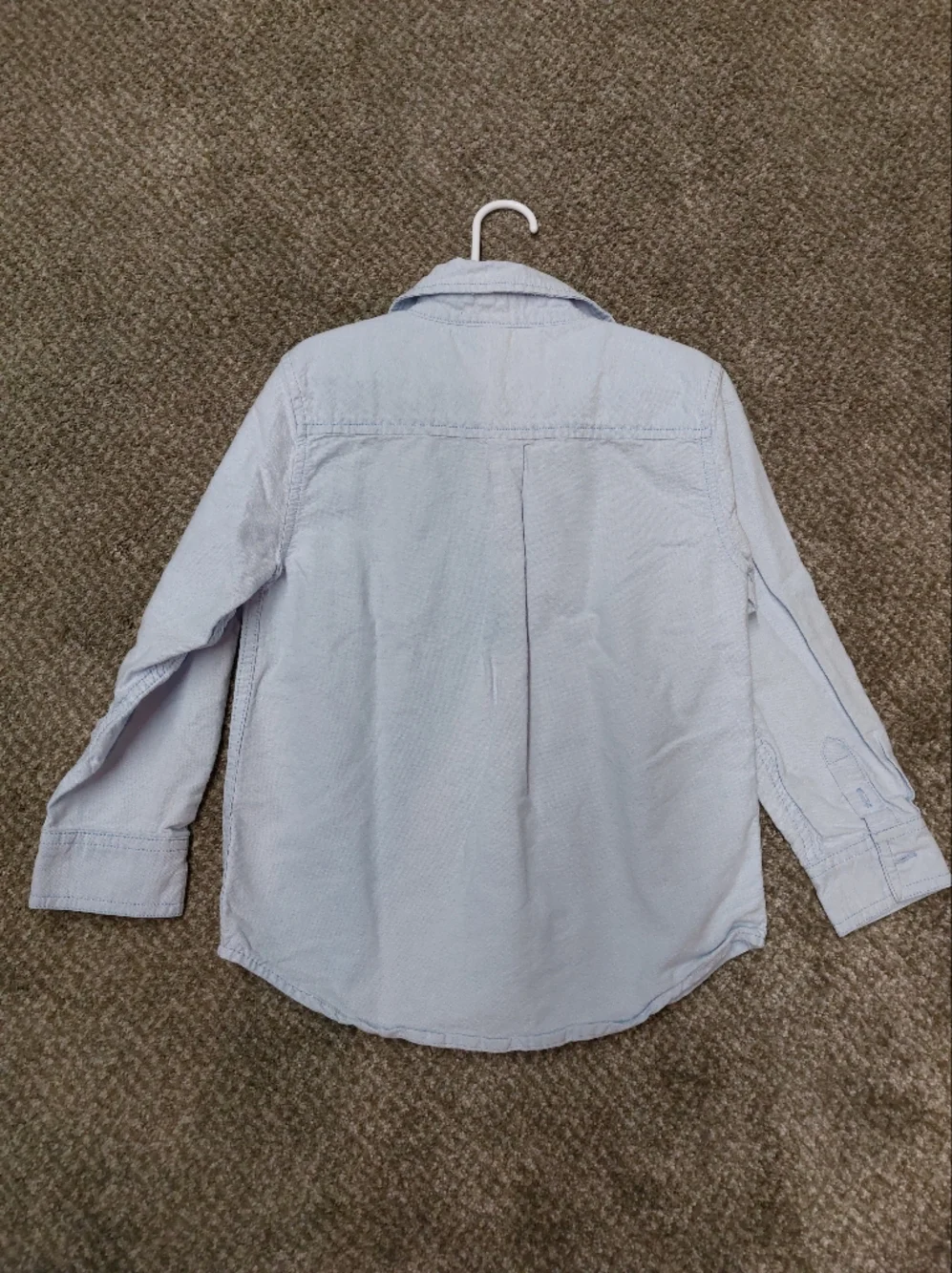 Gymboree Light Blue Boys' Shirt with Dark Blue Trim - Picture 2 of 3